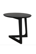 Noir Cantilever Table, Charcoal Black
