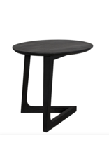 Noir Cantilever Table, Charcoal Black