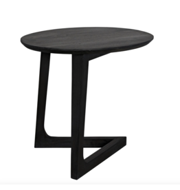 Noir Cantilever Table, Charcoal Black