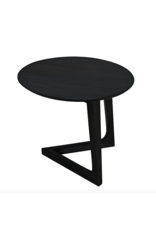 Noir Cantilever Table, Charcoal Black