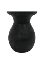 Noir Samson Stool/Side Table, Burnt Black