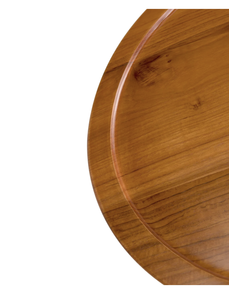 Noir Sean Side Table, Bali Teak