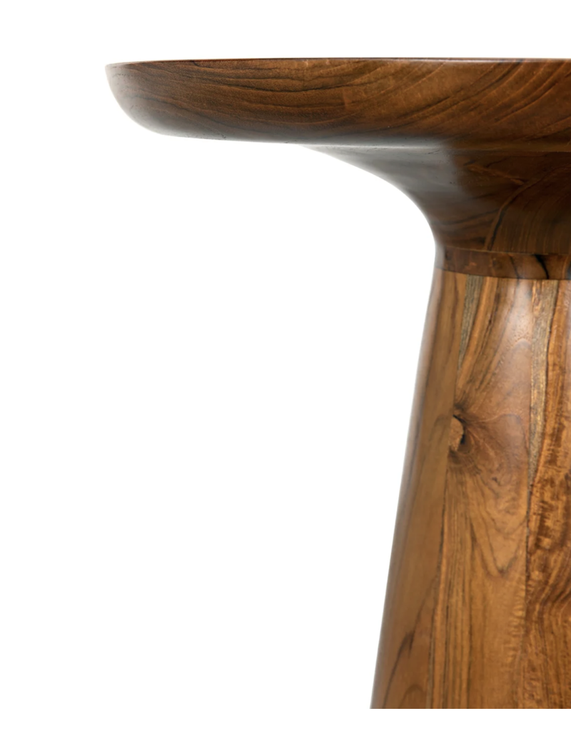 Noir Sean Side Table, Bali Teak