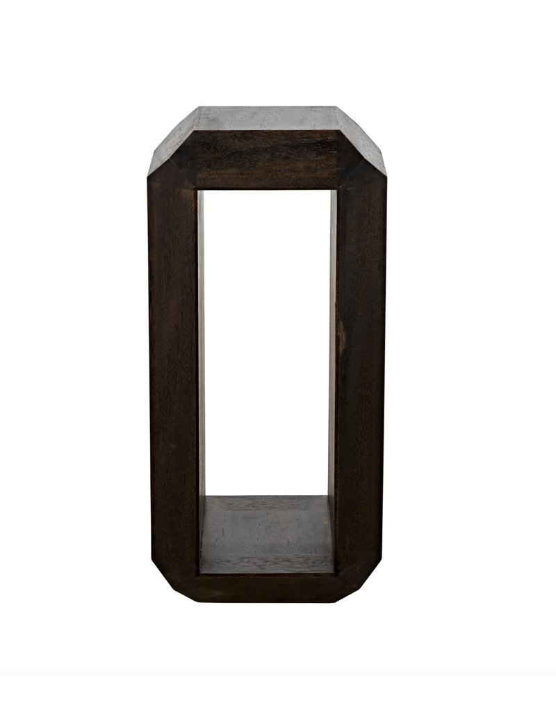 Noir Theodora Side Table, Ebony Walnut