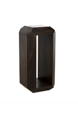 Noir Theodora Side Table, Ebony Walnut