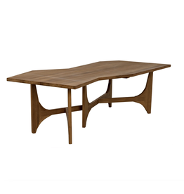 Noir Fenton Coffee Table, Gold Teak