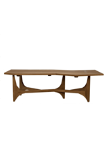 Noir Fenton Coffee Table, Gold Teak