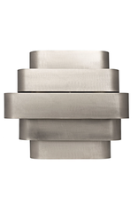 Noir Baas Sconce, Antique Silver Finish