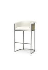 Donovan 30" Barstool, Silver
