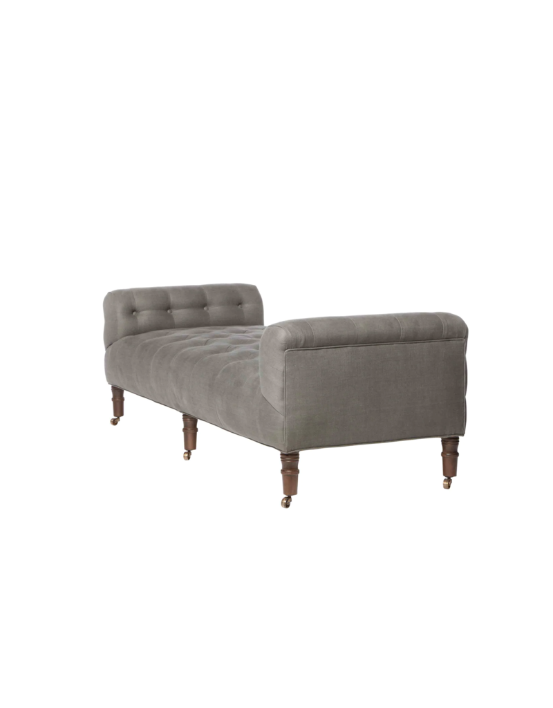 CISCO HOME Field Bench 72"  - John Derian- Mariko Indigo Fabric