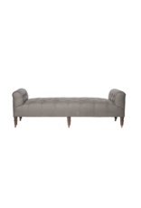 CISCO HOME Field Bench 72"  - John Derian- Mariko Indigo Fabric
