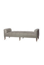 CISCO HOME Field Bench 72"  - John Derian- Mariko Indigo Fabric