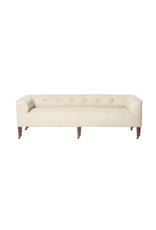 CISCO HOME Field Bench 72" with Back - John Derian |GRADE E FABRIC|