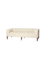 CISCO HOME Field Bench 72" with Back - John Derian |GRADE E FABRIC|