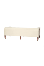 CISCO HOME Field Bench 72" with Back - John Derian |GRADE E FABRIC|
