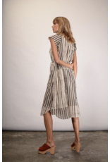 V.DE. VINSTER SHIVA STRIPES DRESS NO SLEEVES