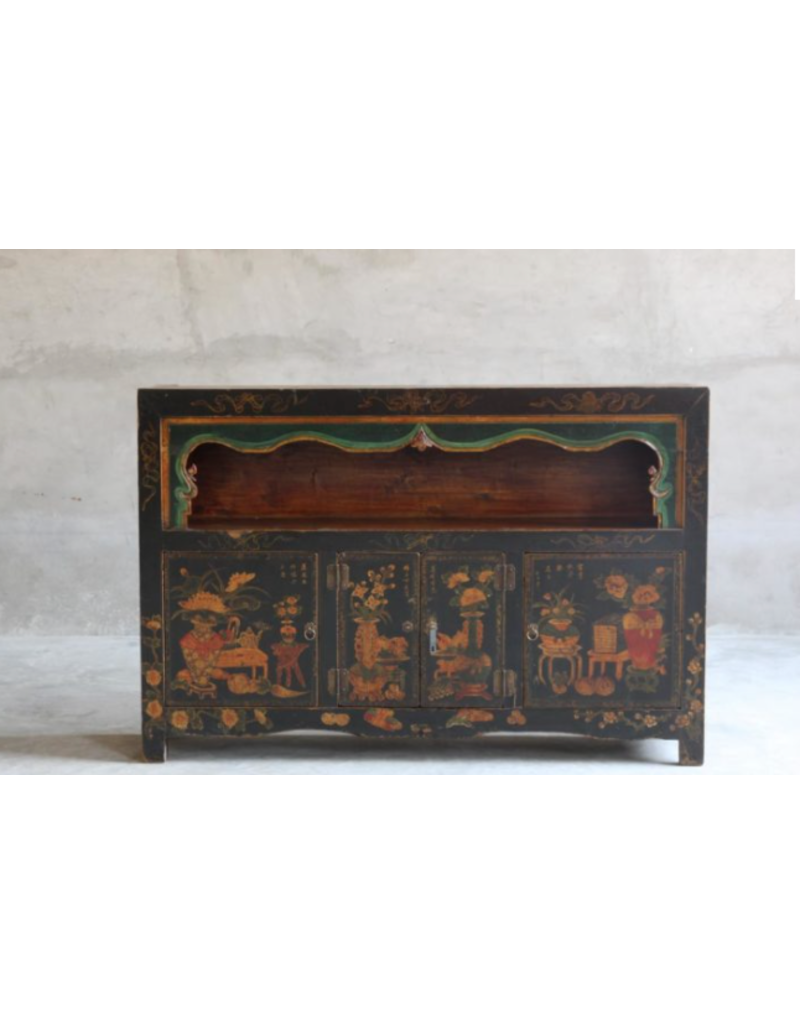 ANTIQUE CABINET - CLUB CU 71"L x 16"W x 47.7"H