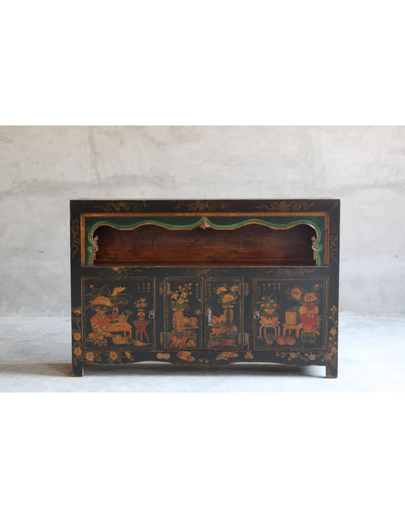 ANTIQUE CABINET - CLUB CU 71"L x 16"W x 47.7"H
