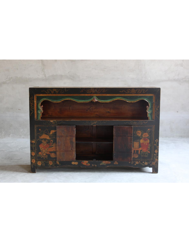 ANTIQUE CABINET - CLUB CU 71"L x 16"W x 47.7"H