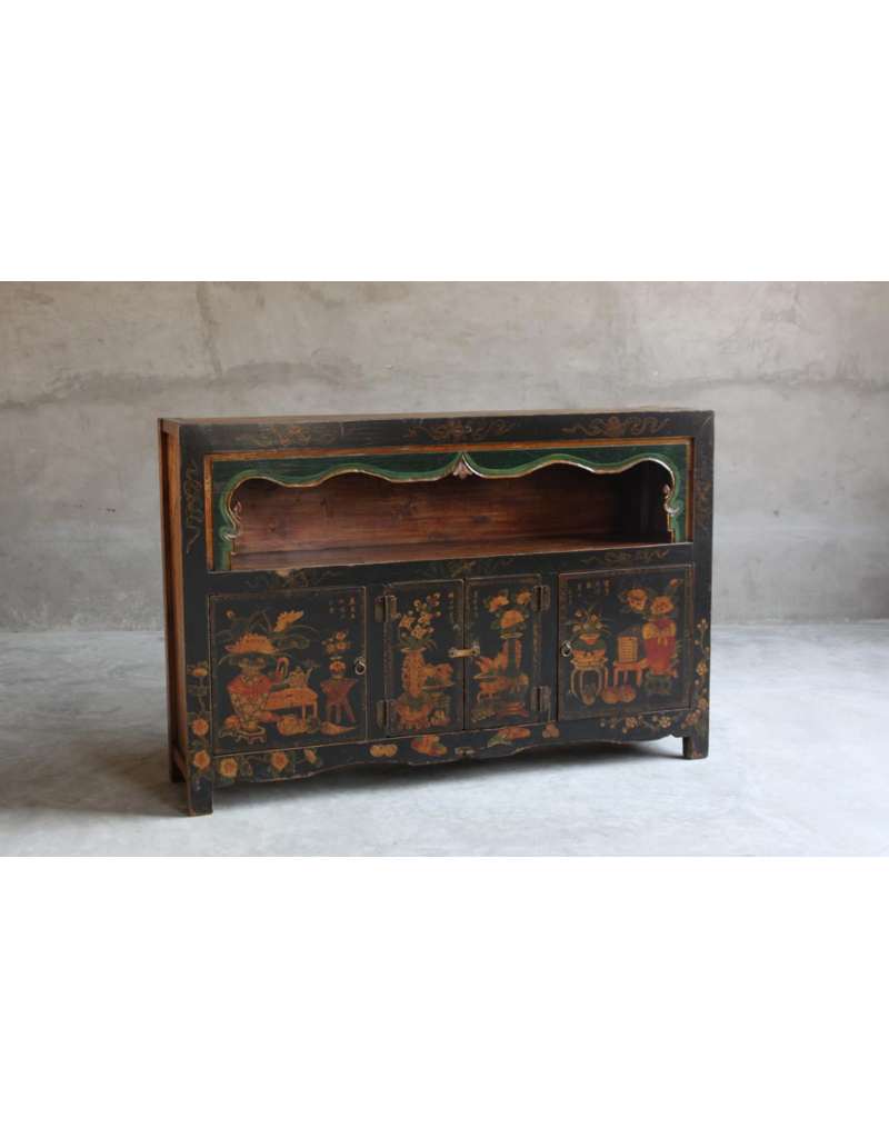 ANTIQUE CABINET - CLUB CU 71"L x 16"W x 47.7"H