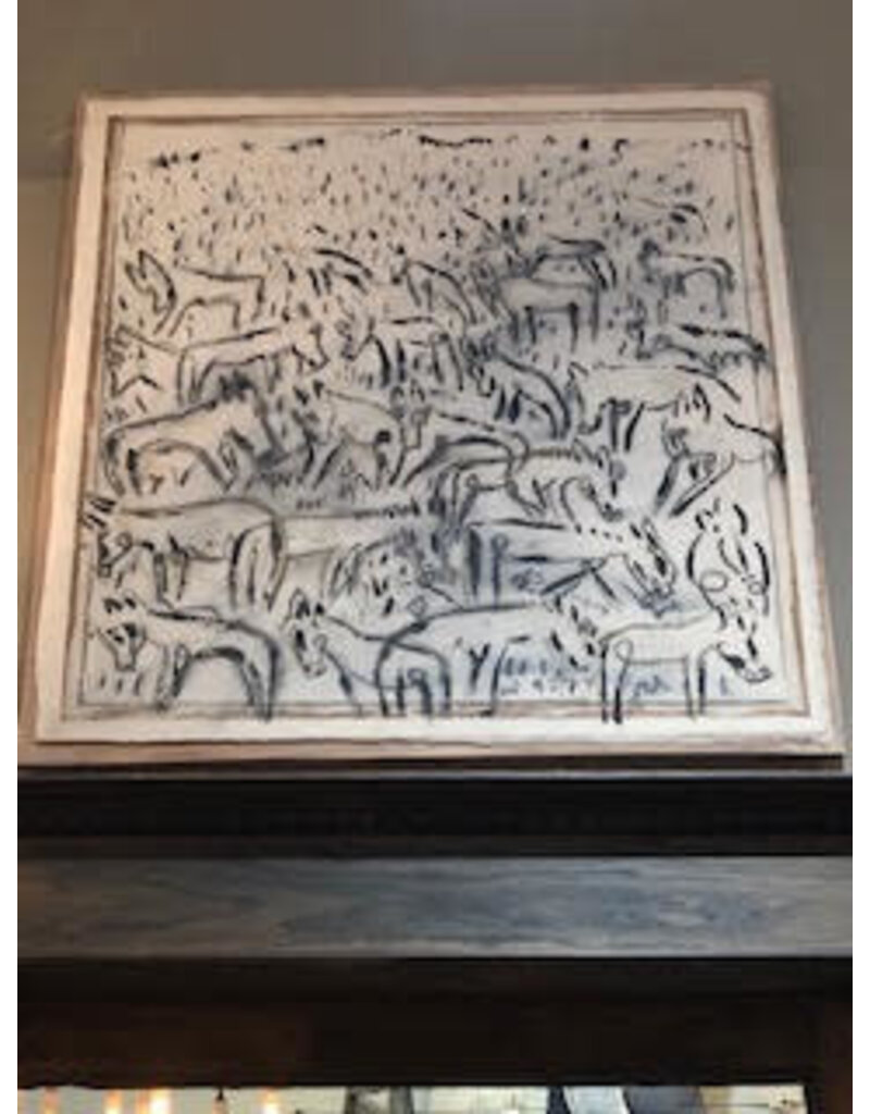 KADER BOLY ORIGINAL ARTWORK, 3' X 3'