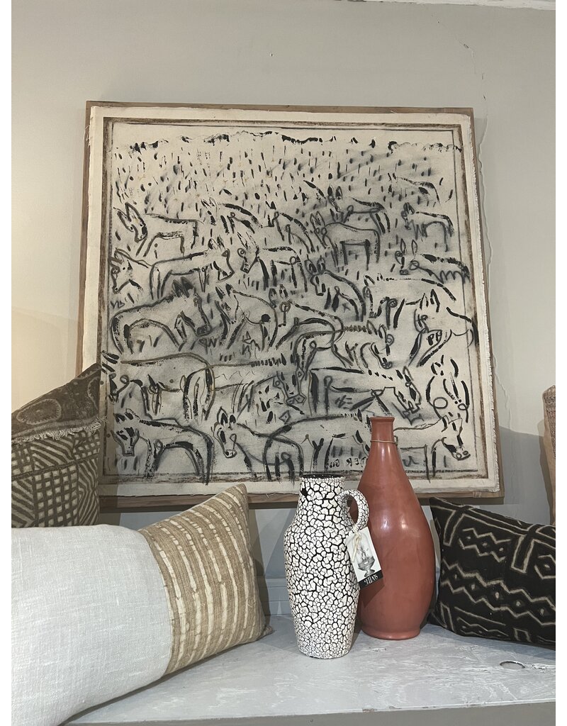 KADER BOLY ORIGINAL ARTWORK, 3' X 3'