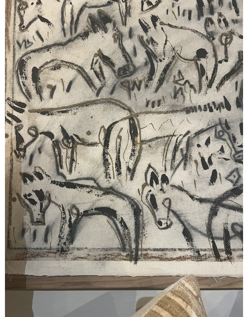 KADER BOLY ORIGINAL ARTWORK, 3' X 3'