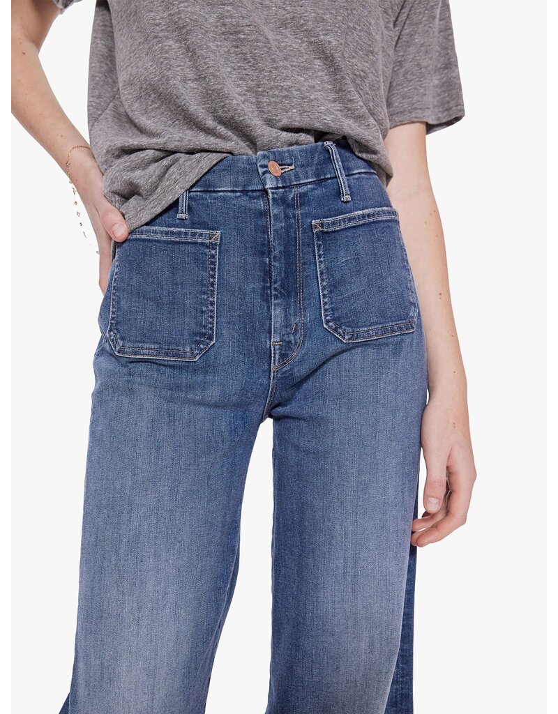 MOTHER DENIM PATCH POCKET ROLLER SKIMP