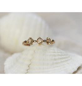 5 OCTOBRE JAKI RING- 14K GOLD/DIAMONDS