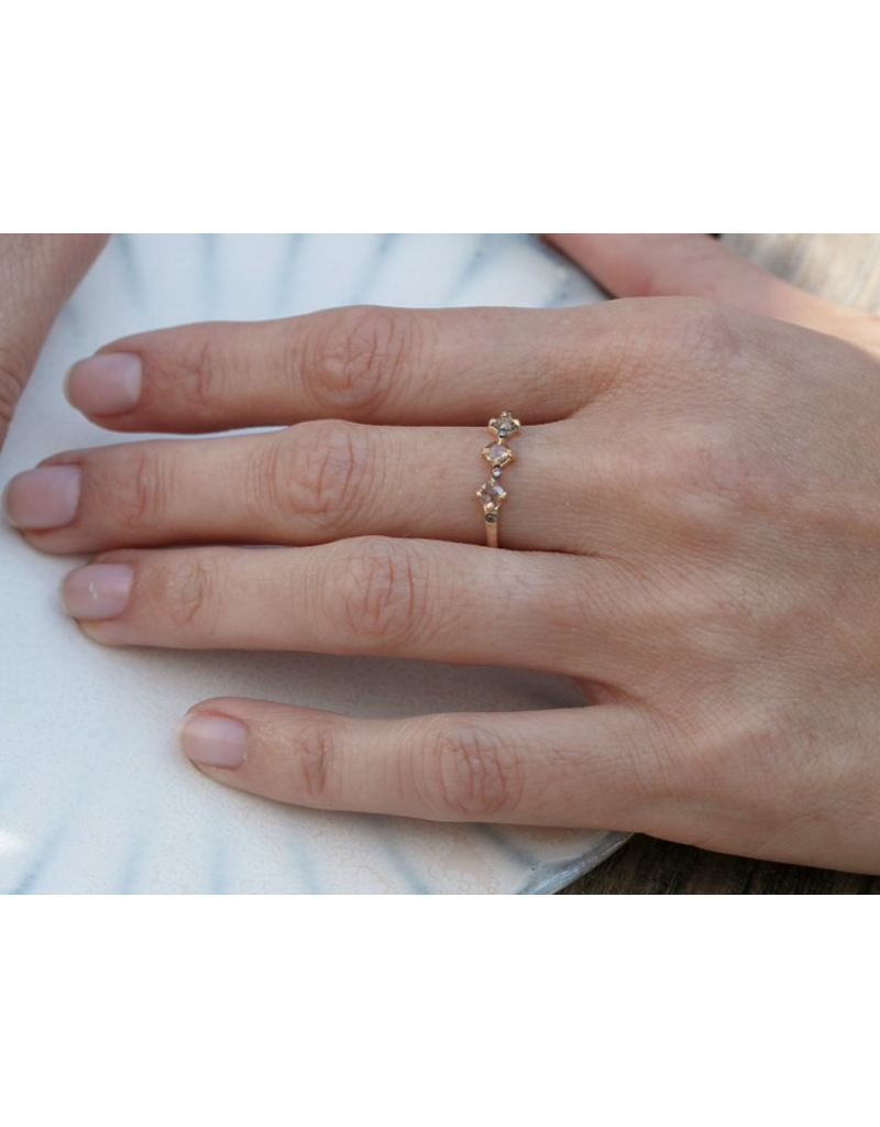 5 OCTOBRE JAKI RING- 14K GOLD/DIAMONDS