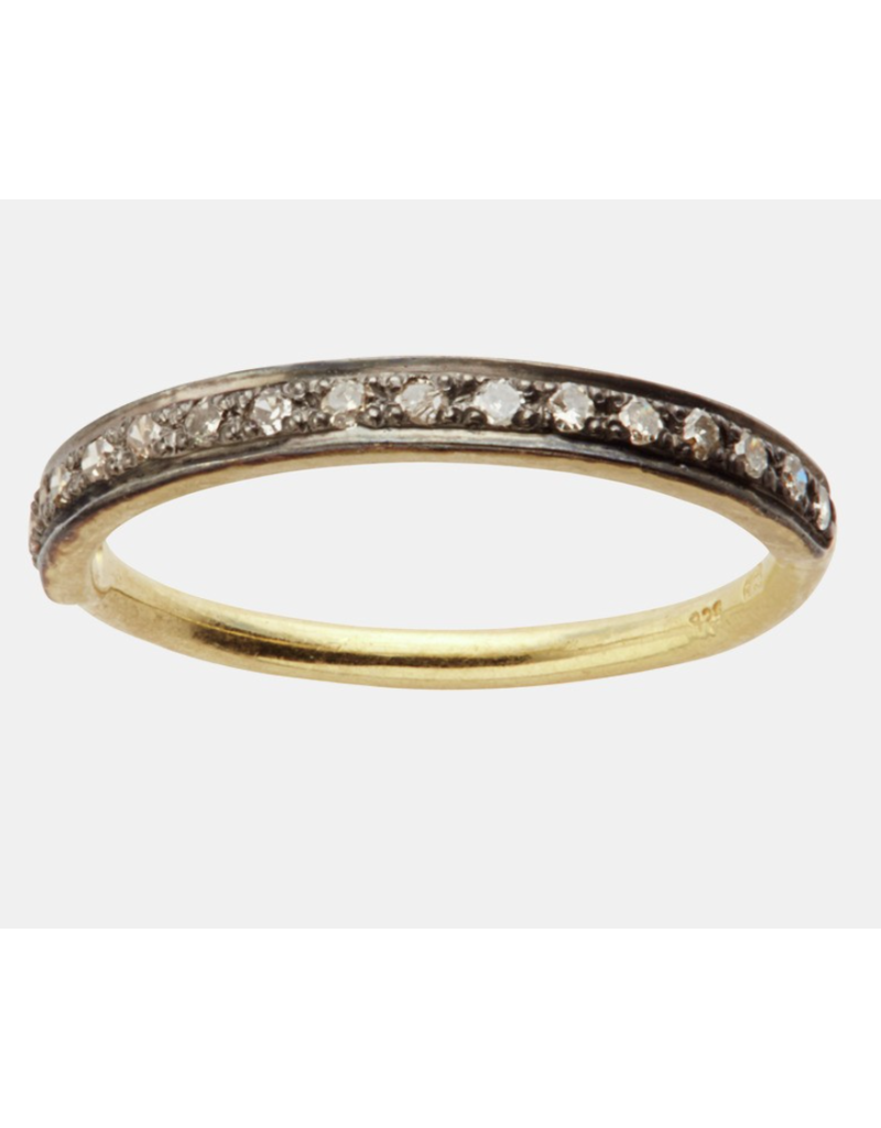 5 OCTOBRE WILD RING - OXIDIZED SILVER