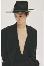 JANESSA LEONÉ WYNN HAT IN DEEP GREEN