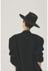 JANESSA LEONÉ WYNN HAT IN DEEP GREEN
