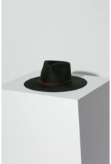JANESSA LEONÉ WYNN HAT IN DEEP GREEN