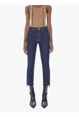 MOTHER DENIM THE INSIDER CROP STEP FRAY IN CLEAN UP YOUR ACT
