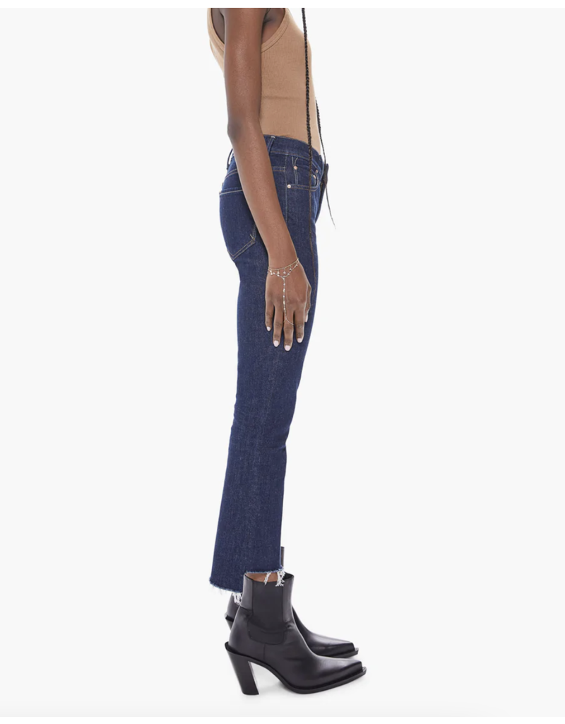 MOTHER DENIM THE INSIDER CROP STEP FRAY IN CLEAN UP YOUR ACT