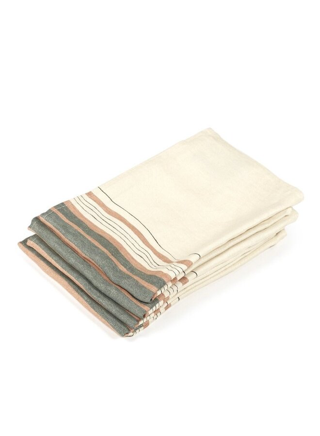 GYPSUM GUEST TOWEL IN STRIPE 23.6X31.5