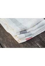 LIBECO LINEN PORTICCIO TEA TOWEL IN TURQUOISE SET OF 6 27X27