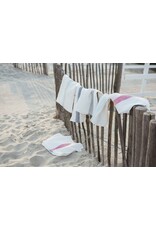 LIBECO LINEN PORTICCIO TEA TOWEL IN TURQUOISE SET OF 6 27X27