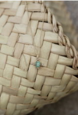5 OCTOBRE JAGGER NECKLACE - 14K GOLD AND EMERALD
