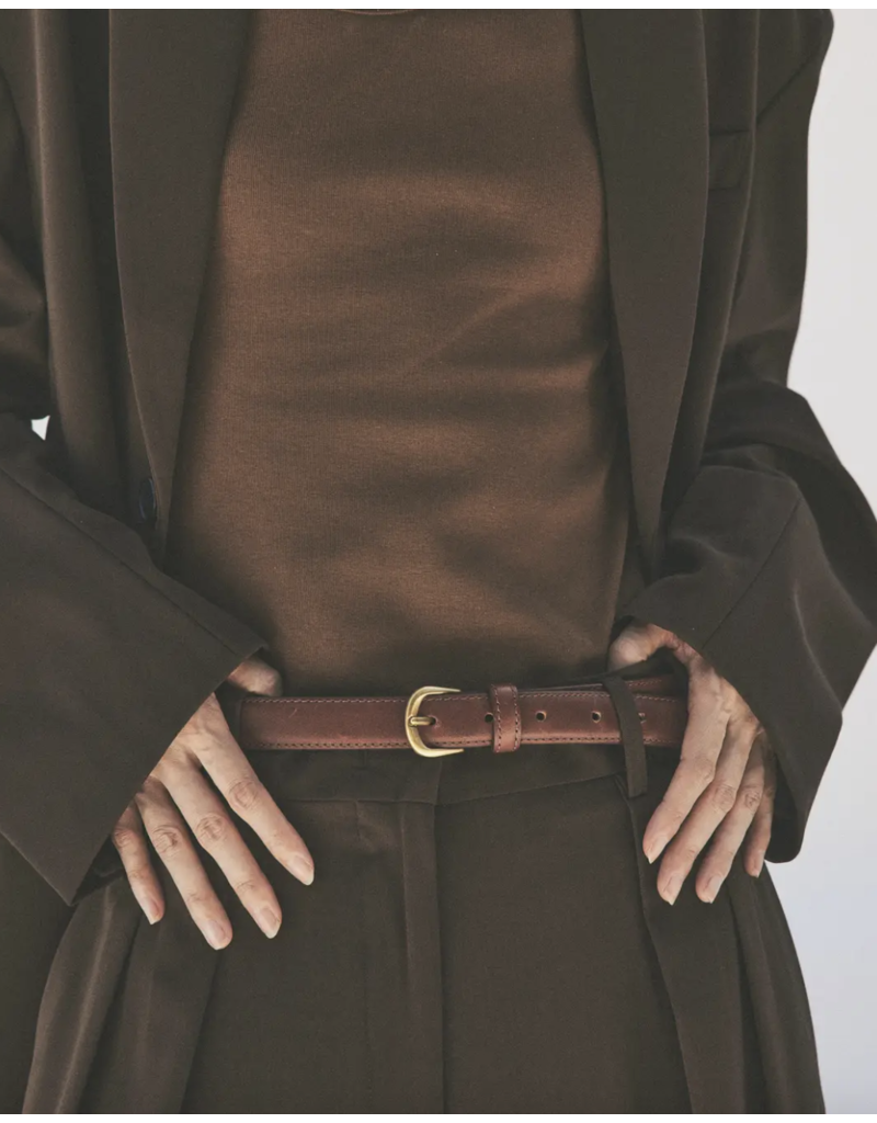 JANESSA LEONÉ BELT 07 IN COGNAC