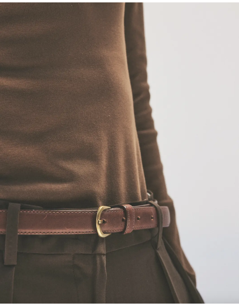 JANESSA LEONÉ BELT 07 IN COGNAC