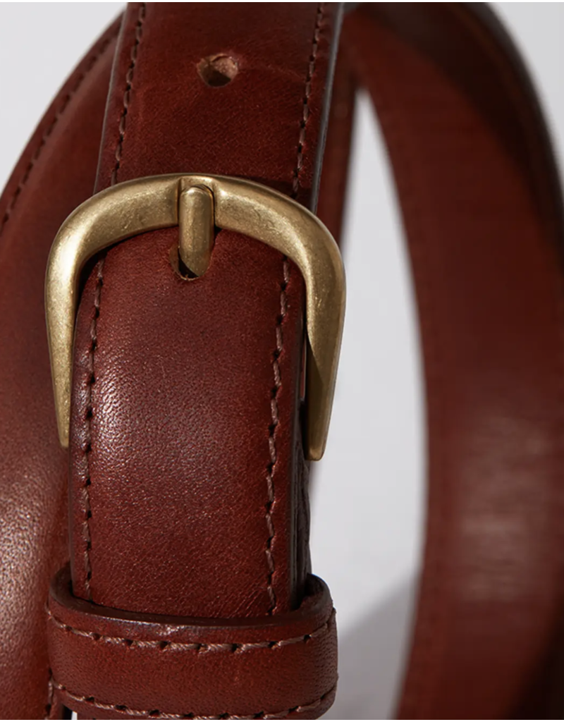 JANESSA LEONÉ BELT 07 IN COGNAC