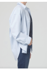 CITIZENS OF HUMANITY KAYLA SHIRT IN OXFORD BLUE