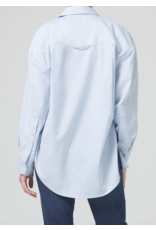 CITIZENS OF HUMANITY KAYLA SHIRT IN OXFORD BLUE