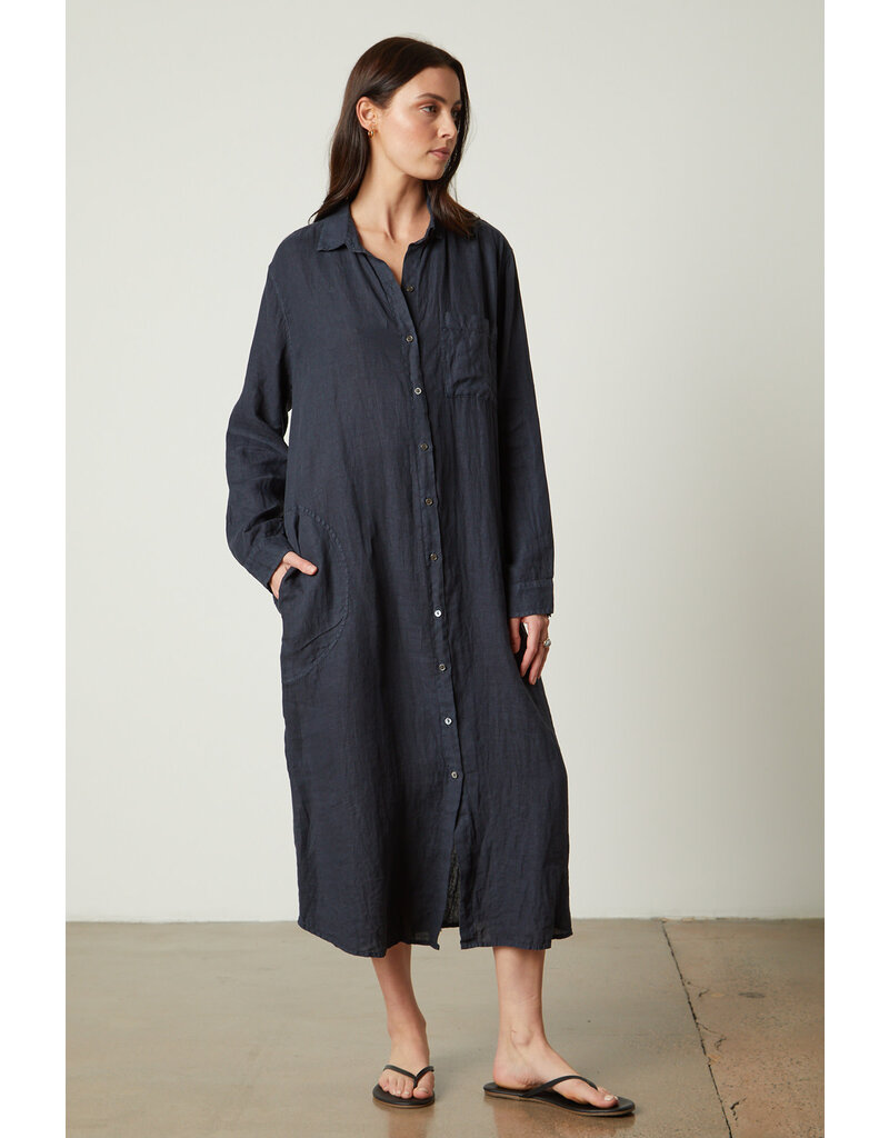VELVET BY GRAHAM & SPENCER JORA DRESS IN SHADOW