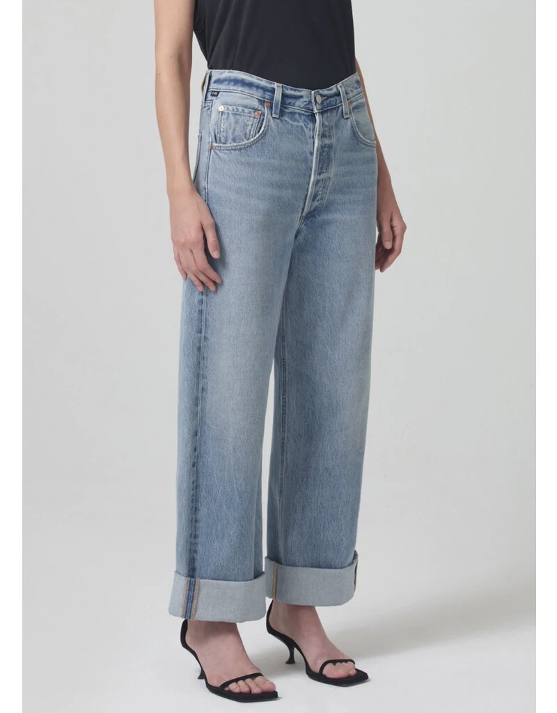 CITIZENS OF HUMANITY AYLA BAGGY CUFFED CROP IN SKYLIGHTS