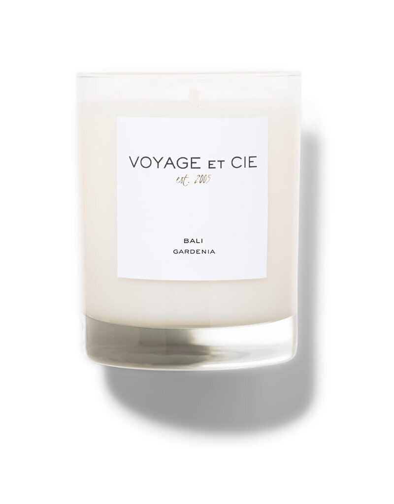 VOYAGE ET CIE BALI GARDENIA 14 OZ. HIGHBALL CANDLE