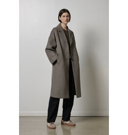 VELVET BY GRAHAM & SPENCER HUNTINGTON COAT IN SMOKE