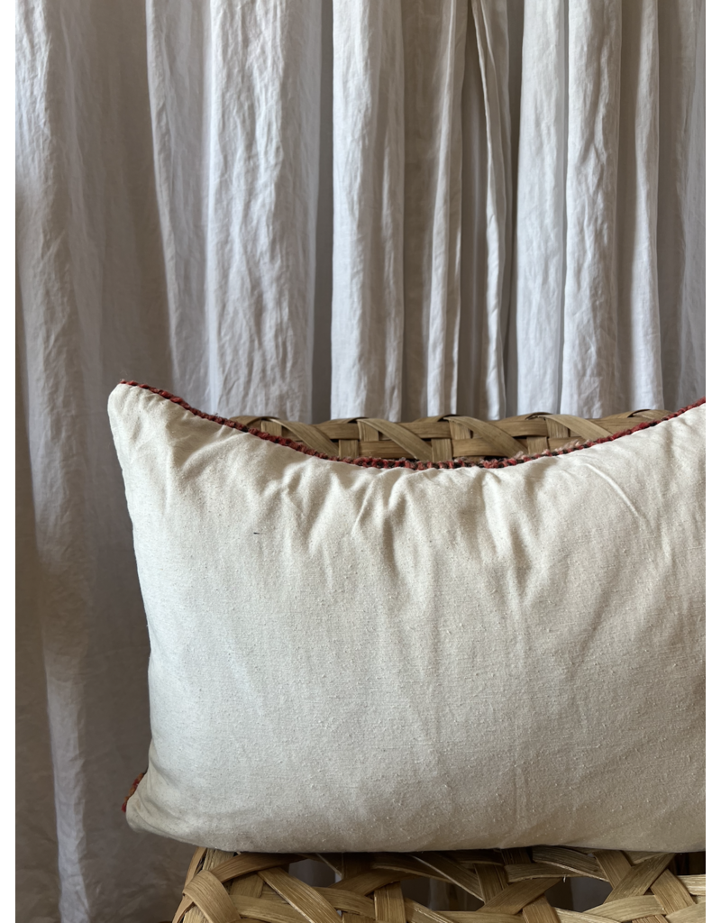 ZAMAN MOROCCAN MADE BERBER RUG LUMBAR PILLOW - VARIETY OF PATTERNS